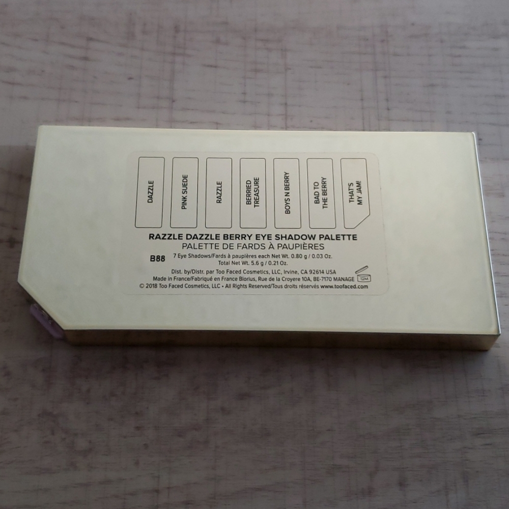 Too Faced Tutti Frutti Razzle Dazzle Berry Palette - Picture 4 of 6